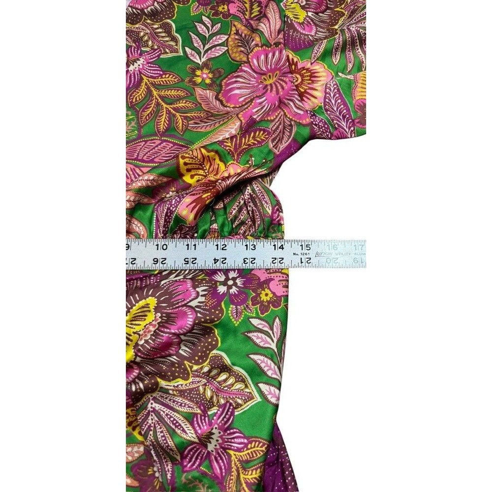 Flying Tomato Pink Floral Maxi Dress Womens Size Large Boho V-Neck Floral READ - Picture 10 of 11